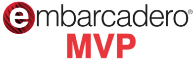 Embarcadero MVP Badge - Marco Geuze is recognized as a Most Valuable Professional for Delphi